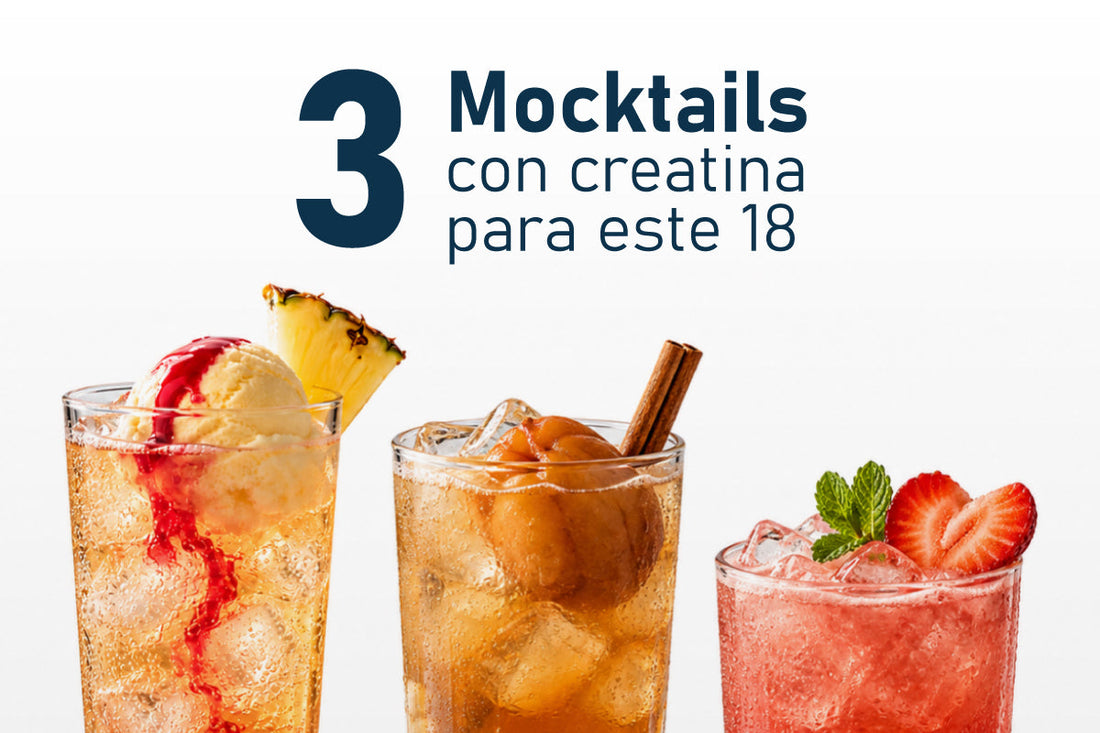 5 Mocktails con Crealife® para celebrar estas Fiestas Patrias