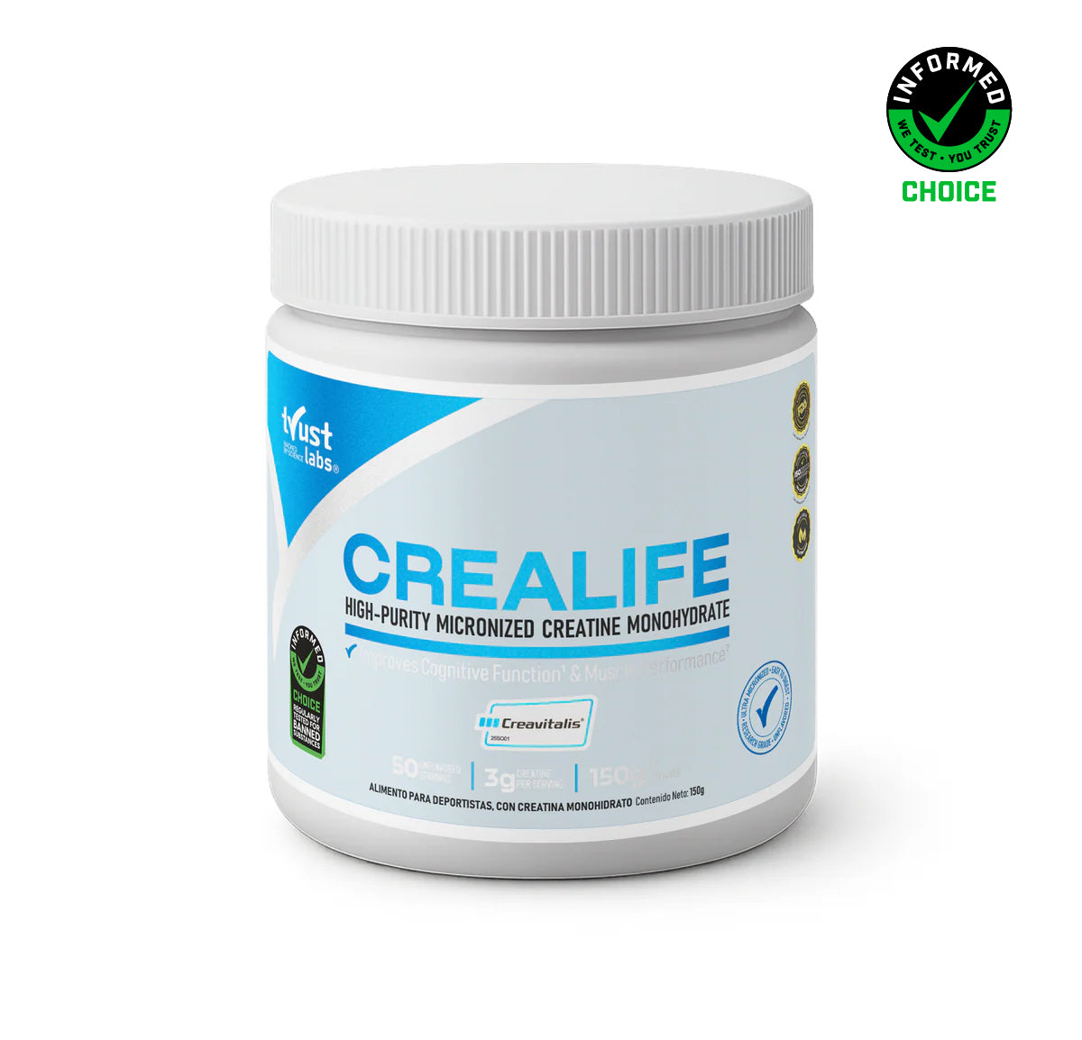 Crealife - Creatina Monohidratada 150g by Creavitalis®