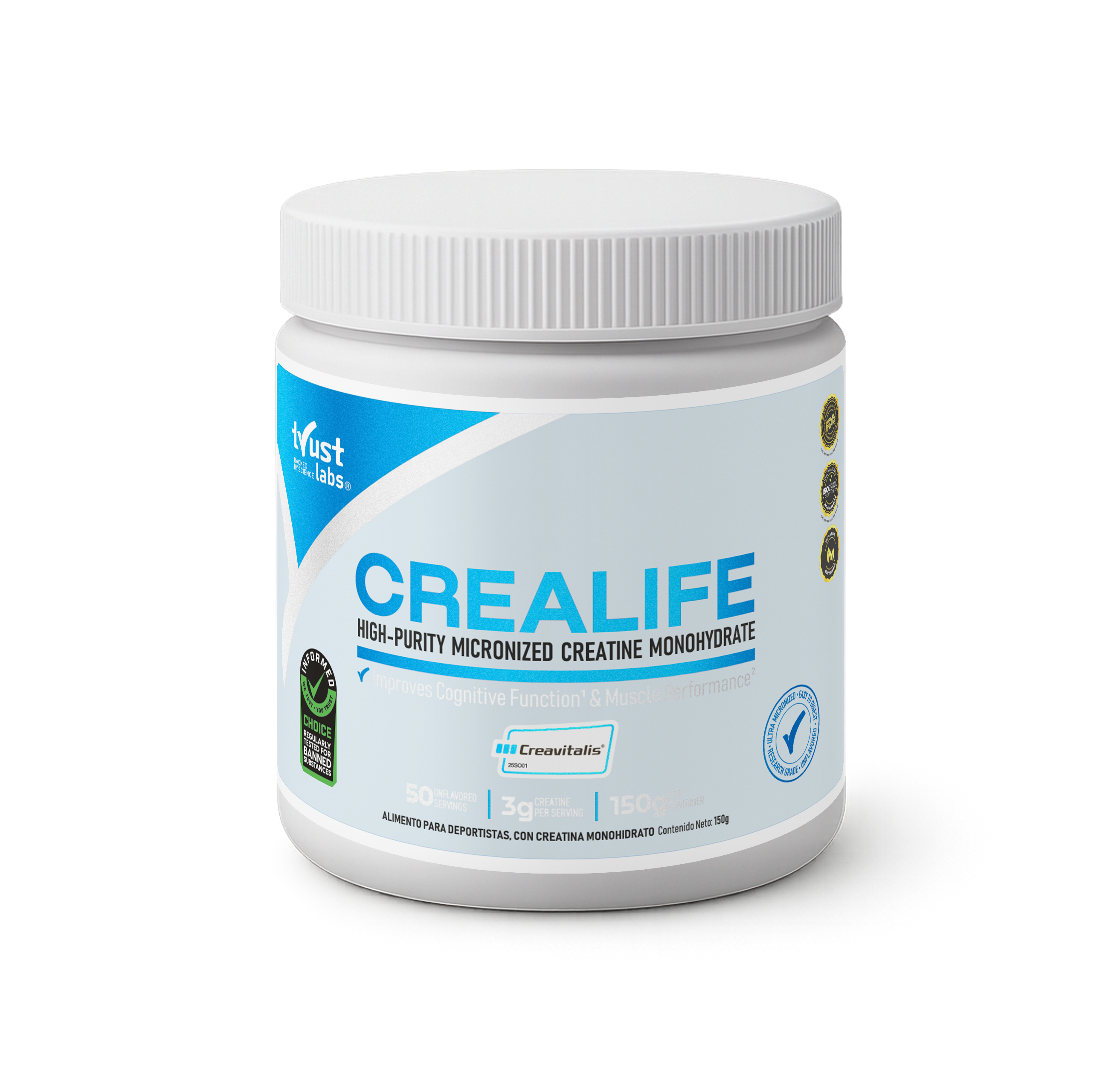 Crealife® - Creatina Monohidratada 150g by Creavitalis®