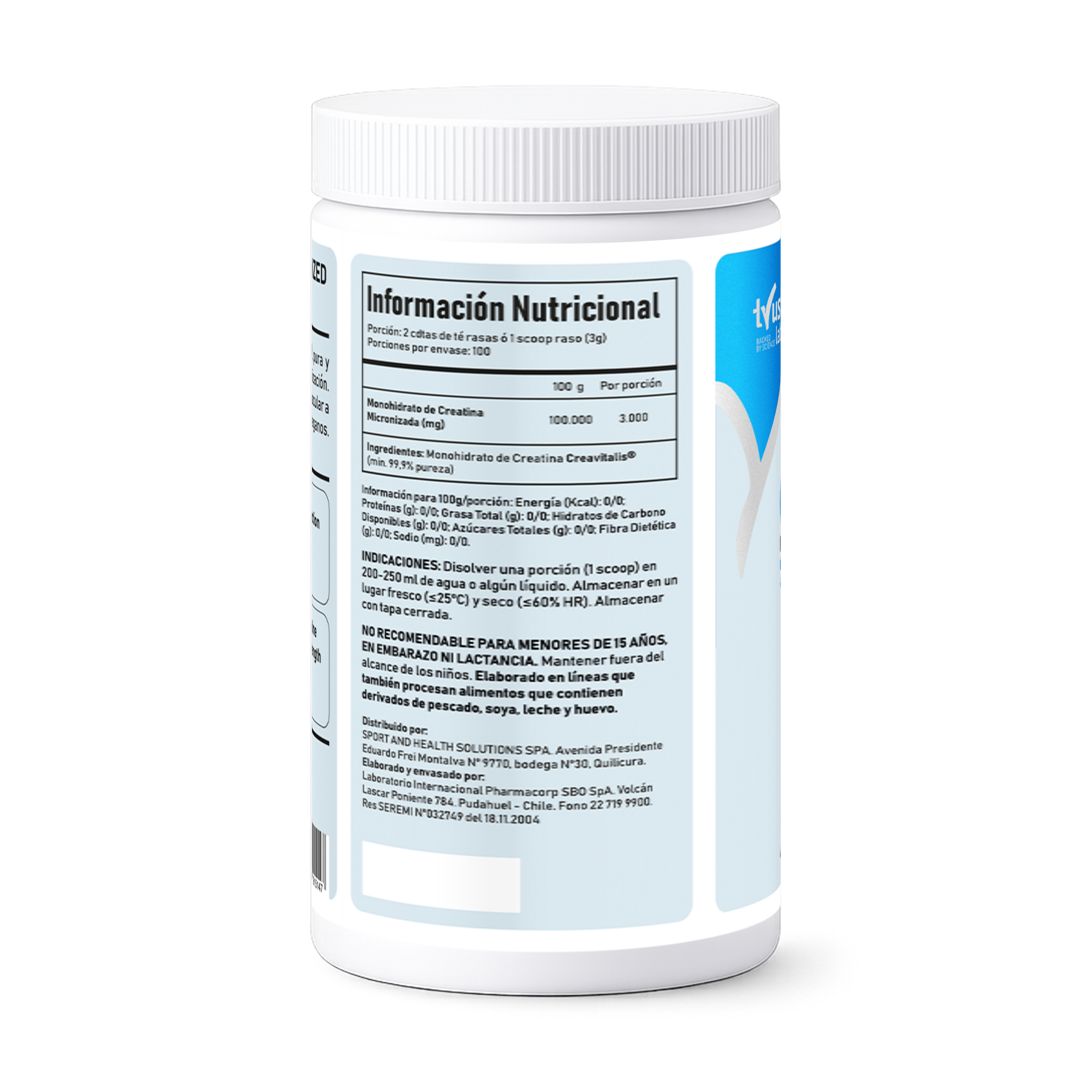 PREVENTA - Crealife® - Creatina Monohidratada 300g by Creavitalis®